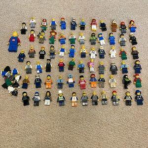 Large Lot of Lego Minifigures